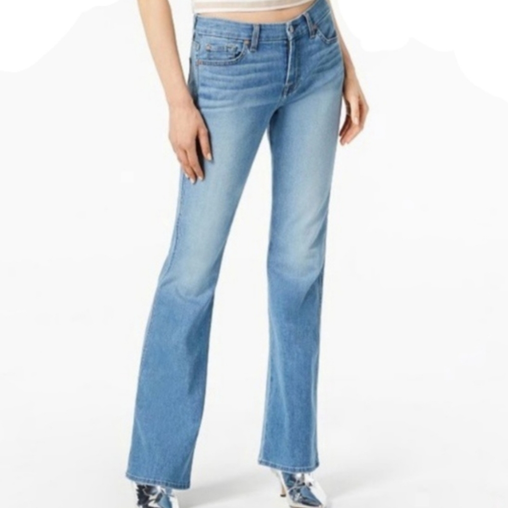 7 For All Mankind A Pocket Bootcut Lightwash Jeans